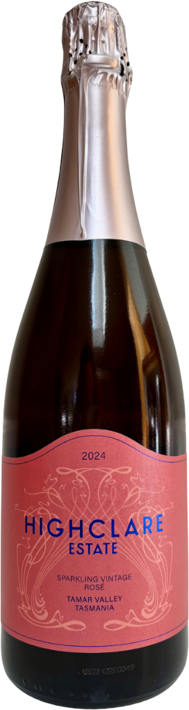 Highclare Estate Sparkling Vintage Rose 2024 bottle — Tasmania | Sparkling